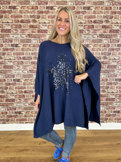 Glammy Rock Poncho