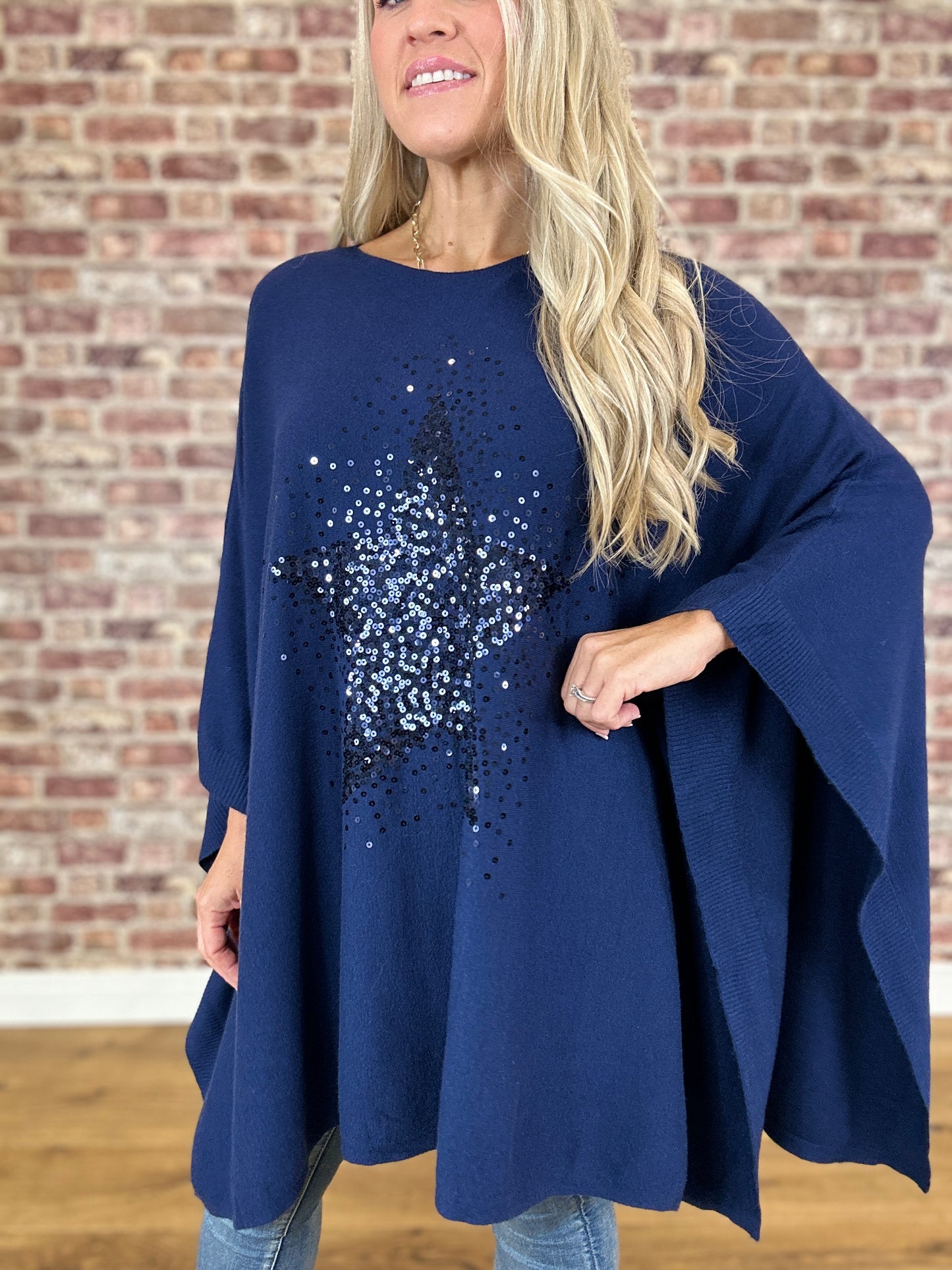 Glammy Rock Poncho