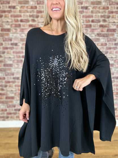 Glammy Rock Poncho