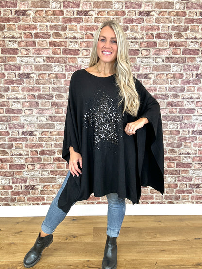 Glammy Rock Poncho