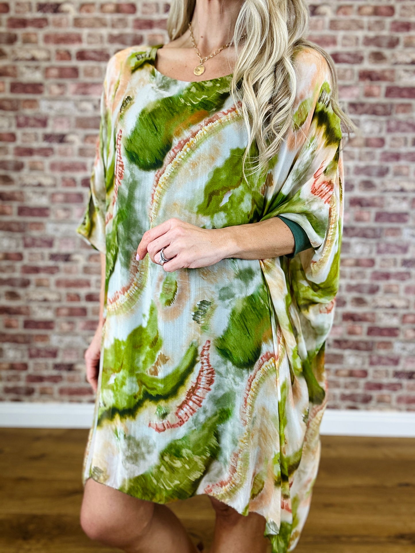 Seashore Bay Silk Dress