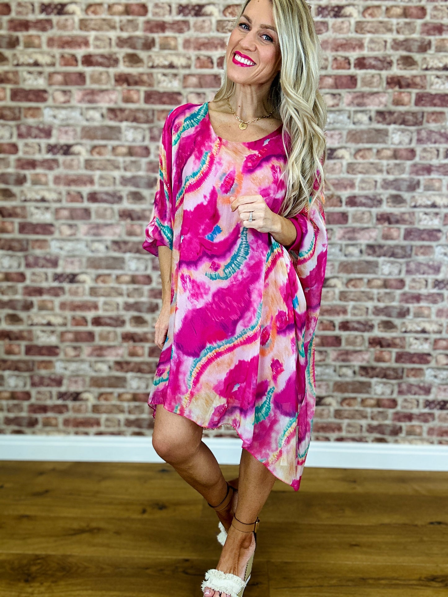 Seashore Bay Silk Dress