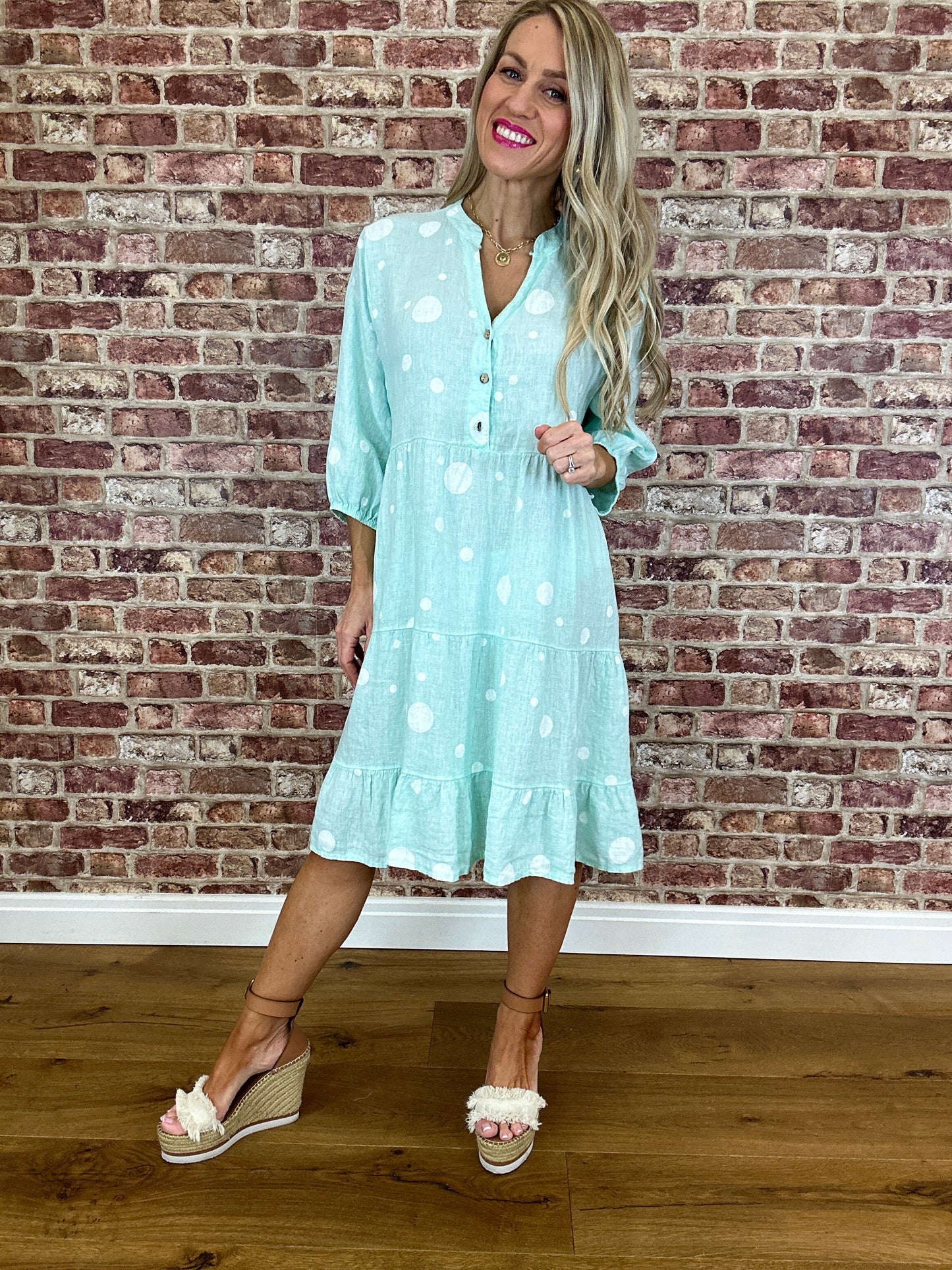 Barbie Bubble linen Dress