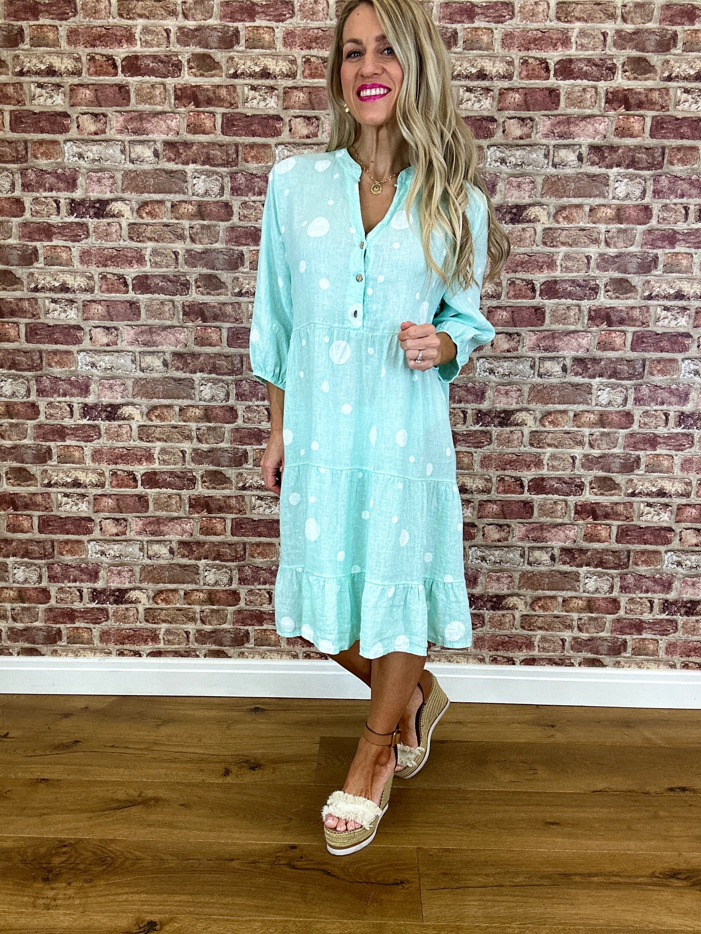 Barbie Bubble linen Dress