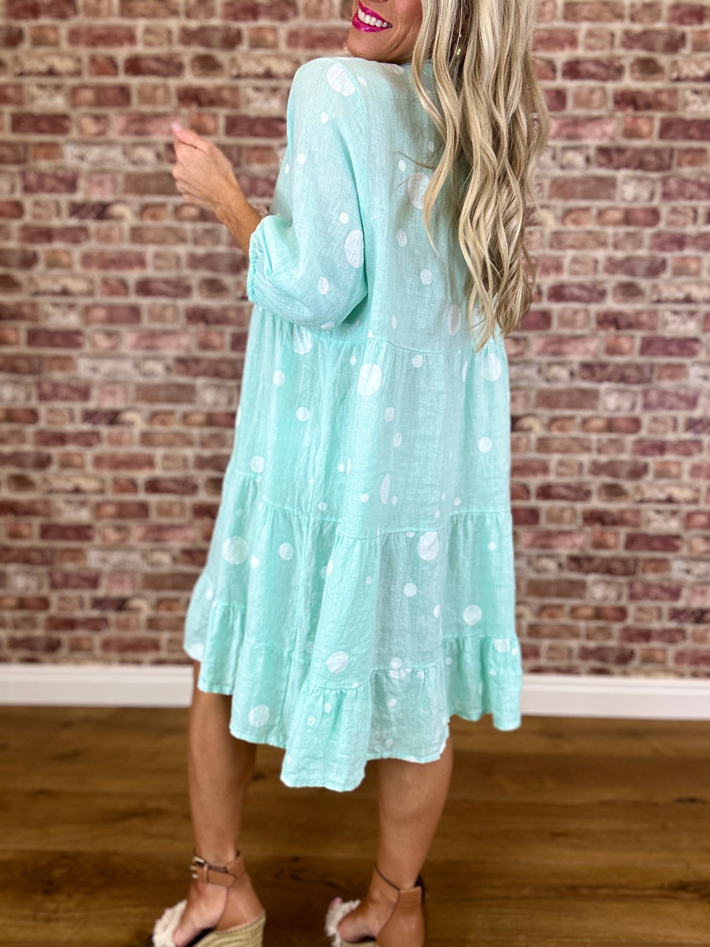 Barbie Bubble linen Dress