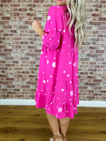 Barbie Bubble linen Dress