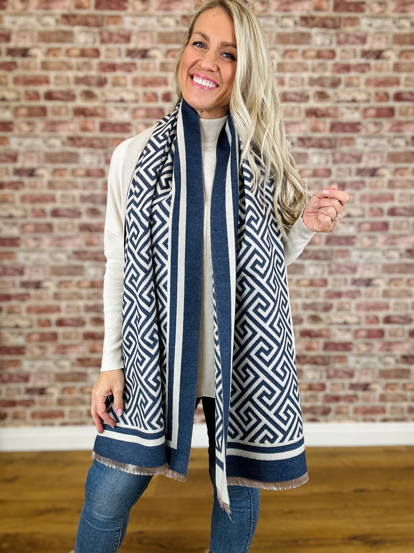 Aztek Cashmere Scarf