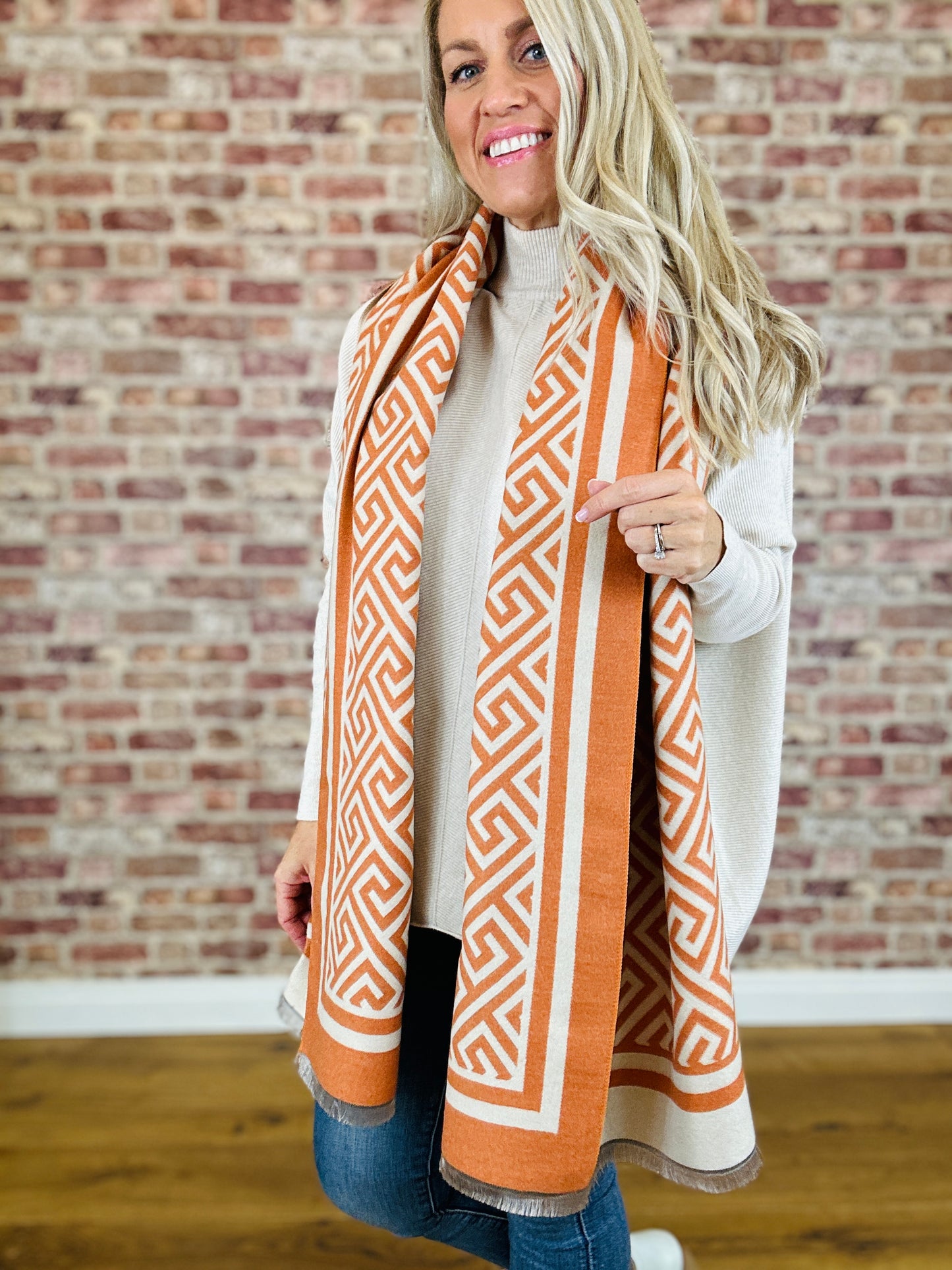 Aztek Cashmere Scarf