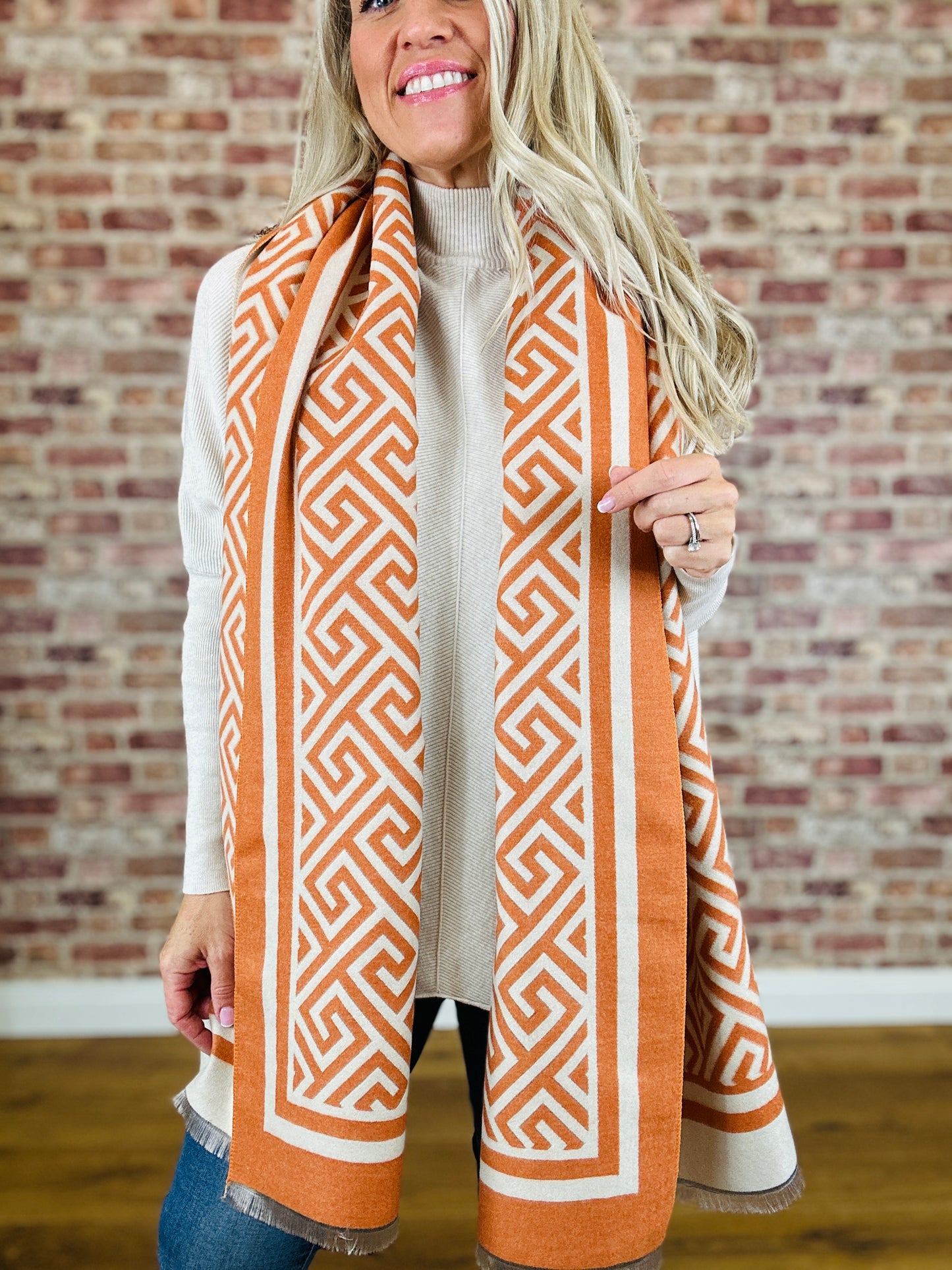 Aztek Cashmere Scarf