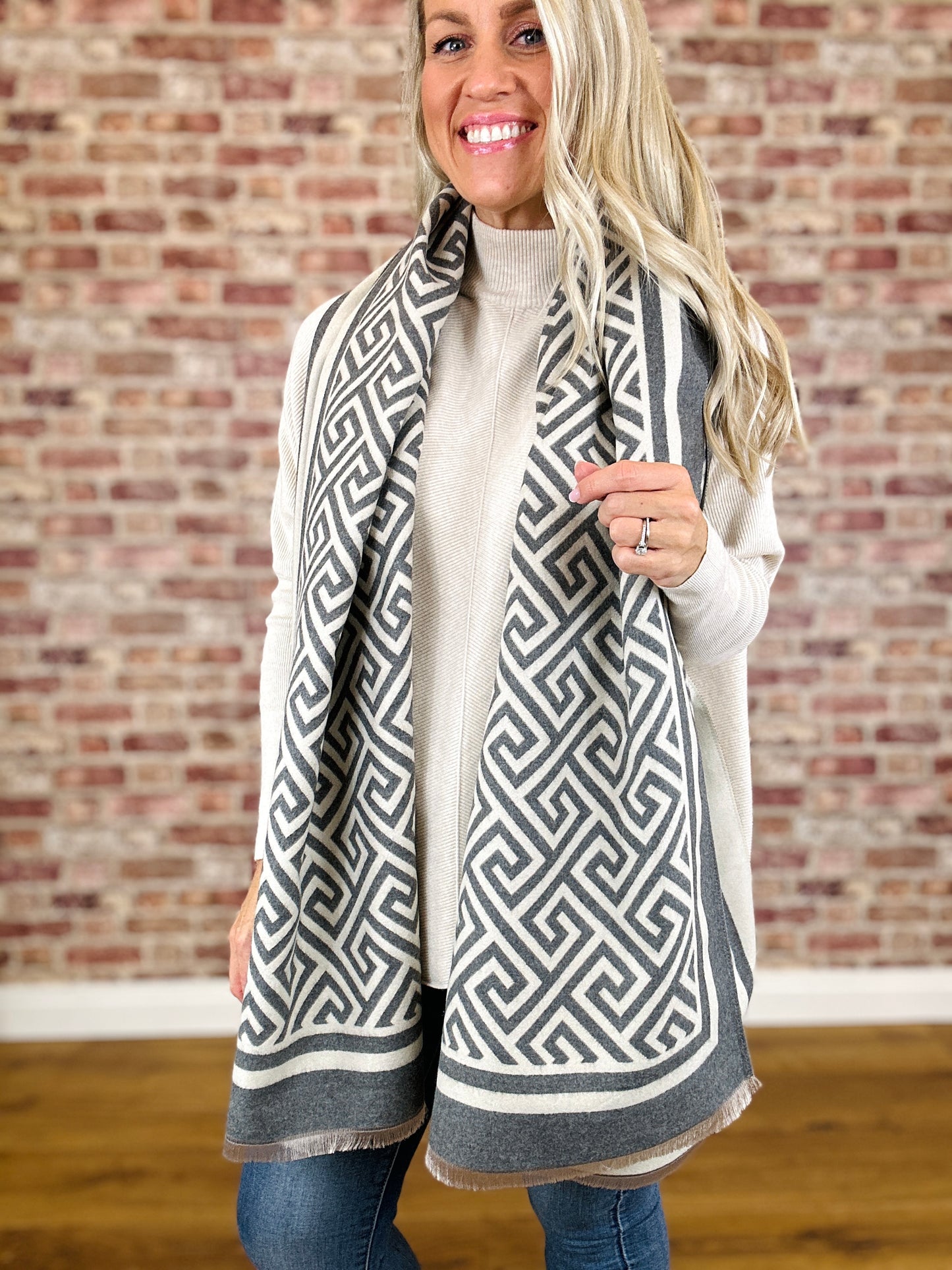 Aztek Cashmere Scarf