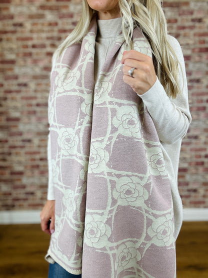 Rose Cashmere Scarf