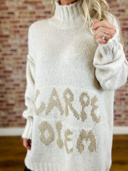 Carpe Diem Chunky Knit Jumper