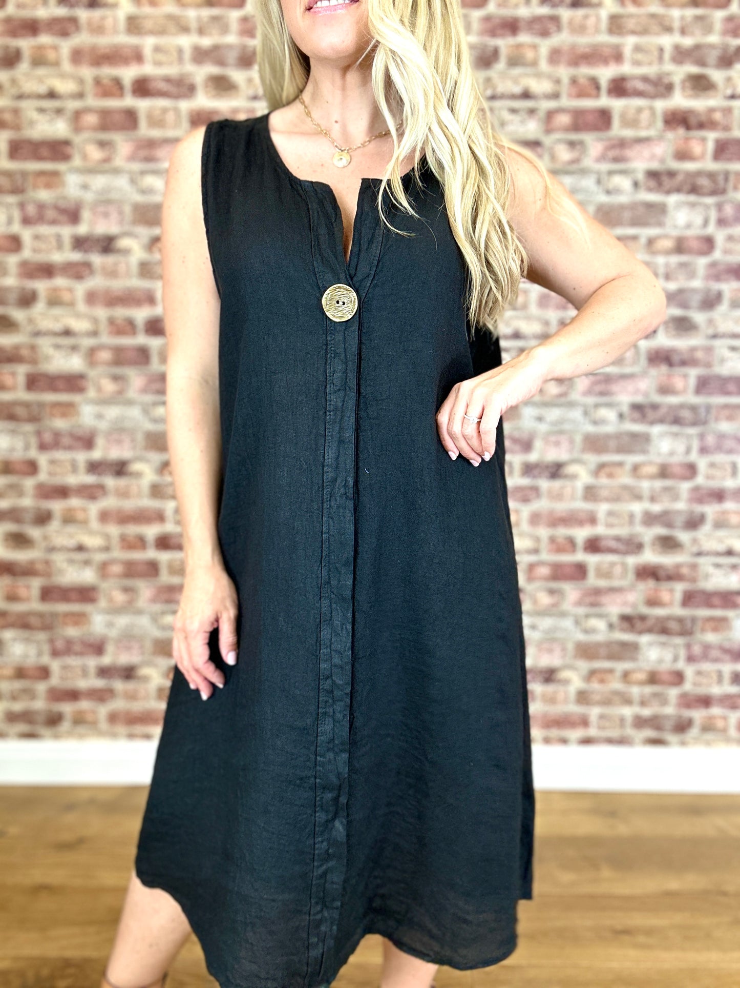 Naples Linen Dress