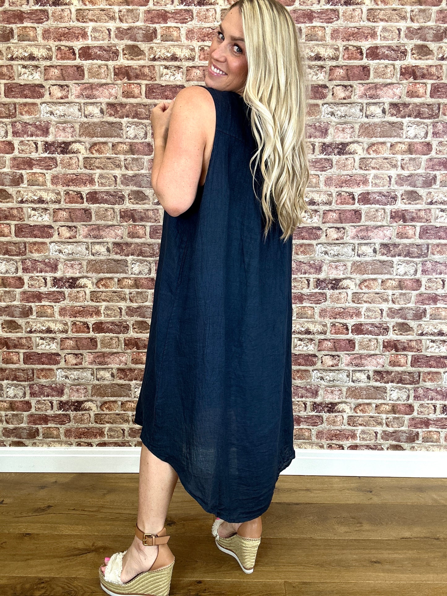 Naples Linen Dress