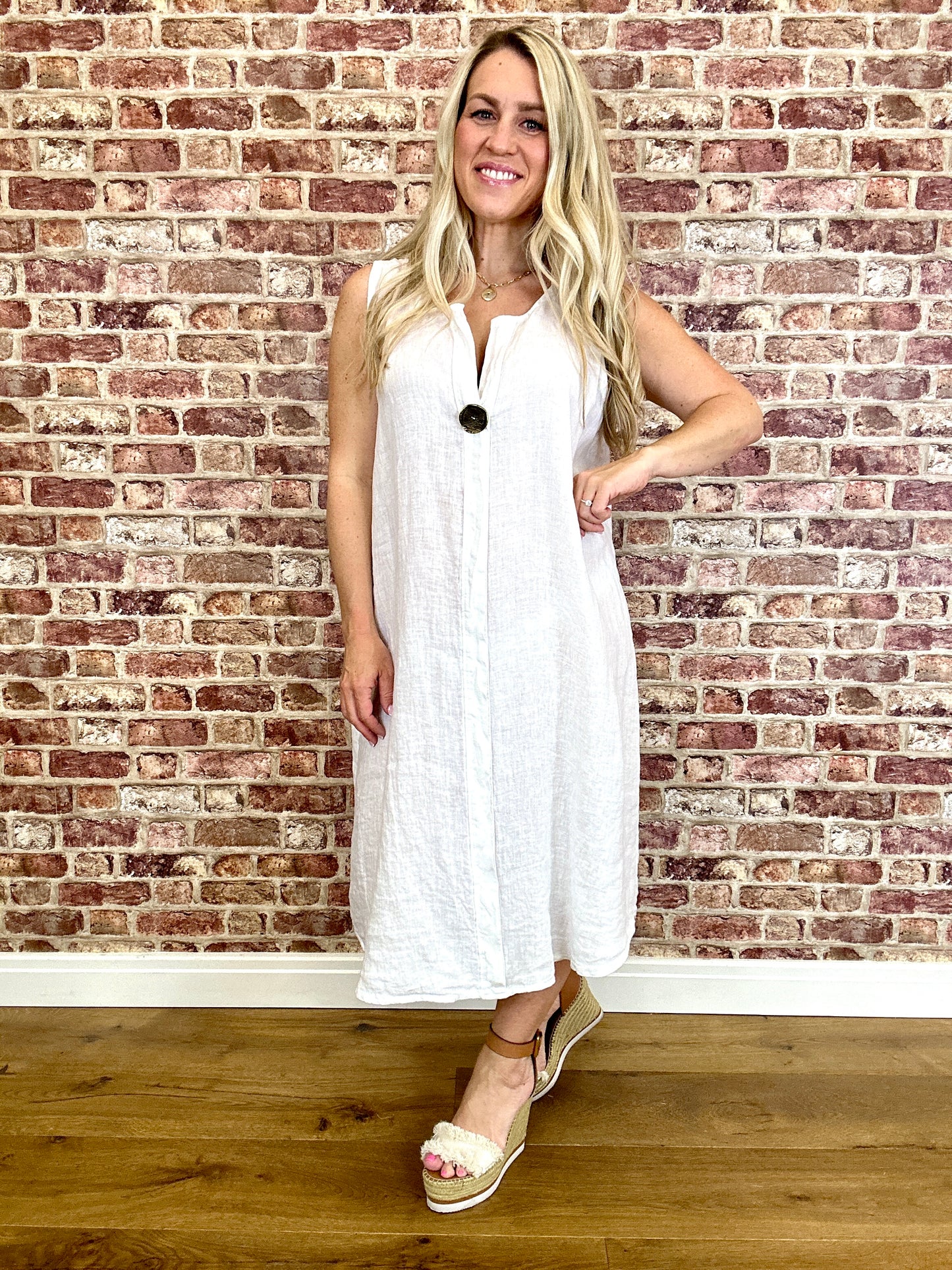 Naples Linen Dress