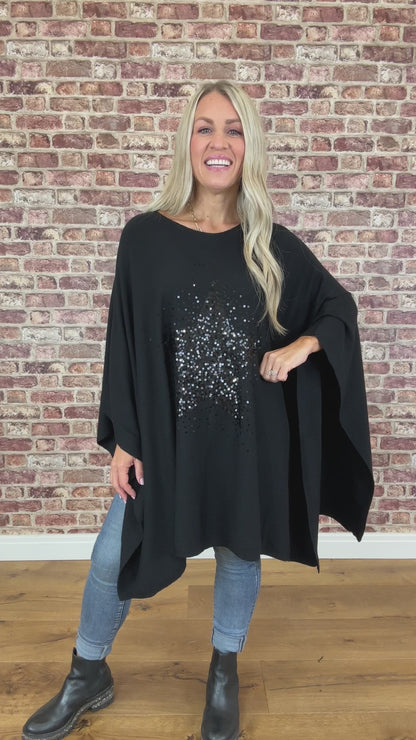 Glammy Rock Poncho