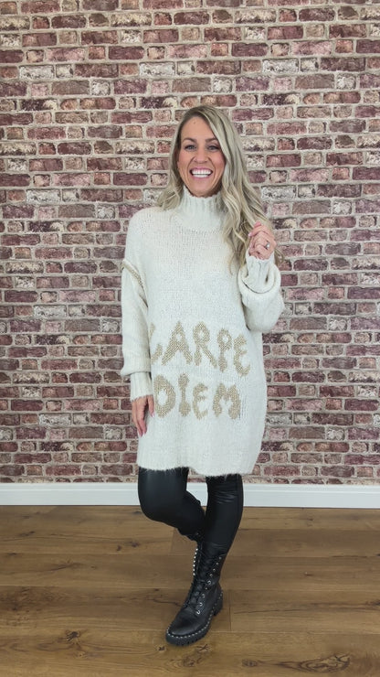 Carpe Diem Chunky Knit Jumper