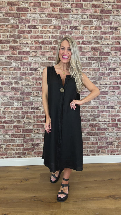 Naples Italian Linen Dress