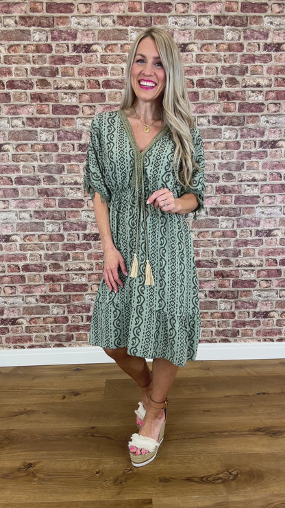 Morocco Gold Dress
