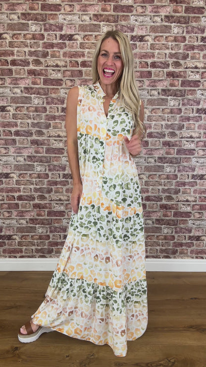 Picture Perfect Dress- KHAKI