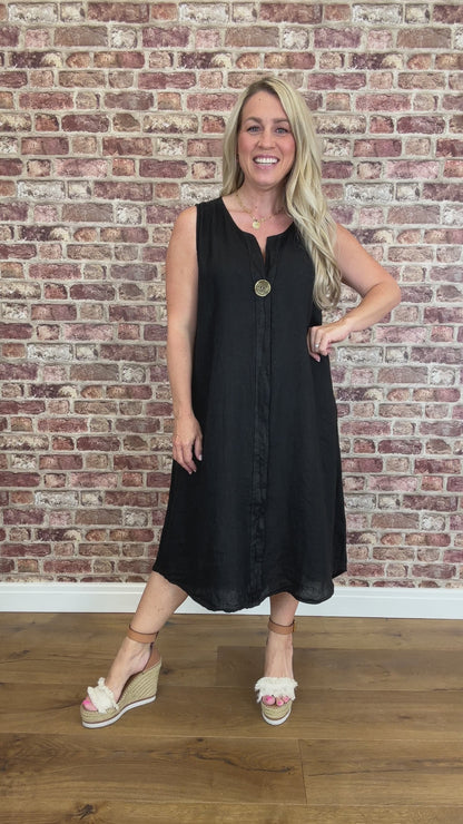 Naples Linen Dress